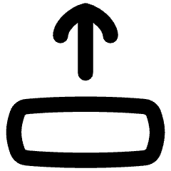 Line Arrow Move Up 2 Icon from Flex Remix Set