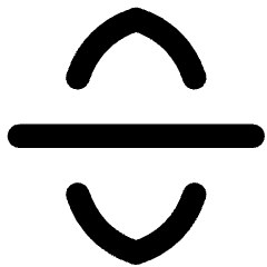 Line Arrow Move Vertical Icon from Flex Remix Set