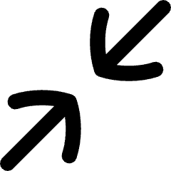 Line Arrow Shrink Diagonal 1 Icon from Flex Remix Set