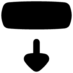 Triangle Arrow Move Down 2 Icon from Flex Remix Set
