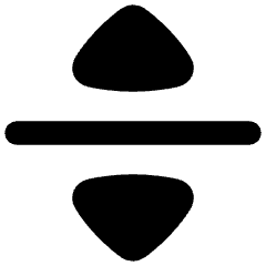 Triangle Arrow Move Vertical Icon from Flex Remix Set