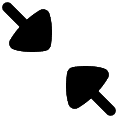 Triangle Arrow Shrink Diagonal 2 Icon from Flex Remix Set