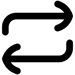 Line Arrow Reload Horizontal 1 Icon from Flex Remix Set