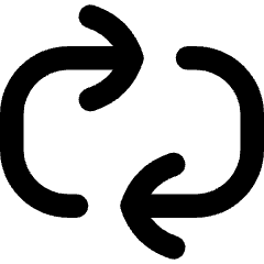 Line Arrow Reload Horizontal 2 Icon from Flex Remix Set