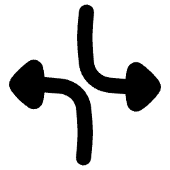 Triangle Arrow Dodge 3 Icon from Flex Remix Set