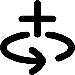 Line Arrow Rotate All Axis Left Icon from Flex Remix Set