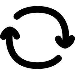 Line Arrow Synchronize 2 Icon from Flex Remix Set