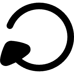 Triangle Arrow Rotate Right 3 Icon from Flex Remix Set