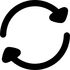 Triangle Arrow Synchronize 2 Icon from Flex Remix Set