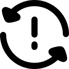 Triangle Arrow Synchronize Warning Icon from Flex Remix Set