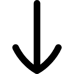 Line Arrow Down 1 Icon from Flex Remix Set