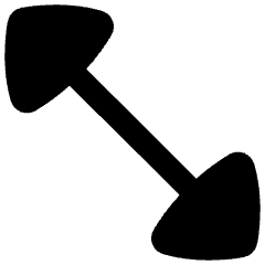 Diagonal Triangle Arrow 2 Icon from Flex Remix Set