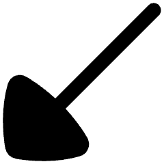 Diagonal Triangle Arrow Bottom Left Icon from Flex Remix Set