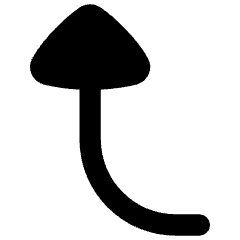 Triangle Arrow Curve Left Up Icon from Flex Remix Set
