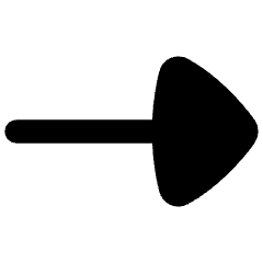 Triangle Arrow Right 1 Icon from Flex Remix Set