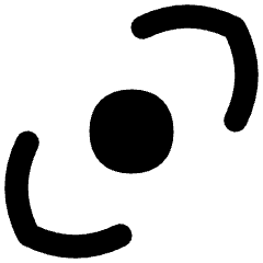 Tailless Line Arrow Diagonal Scroll 1 Icon from Flex Remix Set