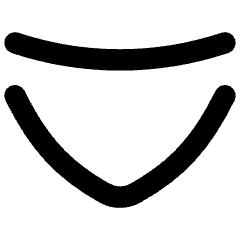 Tailless Line Arrow Down 2 Icon from Flex Remix Set