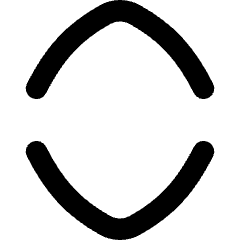 Tailless Line Arrow Expand Vertical Icon from Flex Remix Set