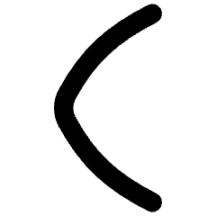 Tailless Line Arrow Left 1 Icon from Flex Remix Set