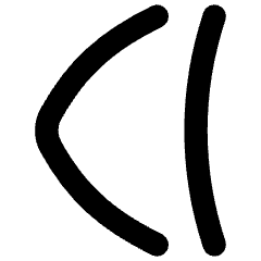 Tailless Line Arrow Left 2 Icon from Flex Remix Set