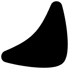 Tailless Triangle Arrow Bottom Right Icon from Flex Remix Set