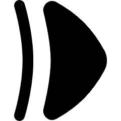 Tailless Triangle Arrow Right 2 Icon from Flex Remix Set