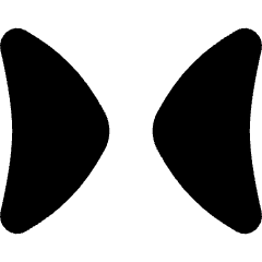 Tailless Triangle Arrow Shrink Horizontal 1 Icon from Flex Remix Set