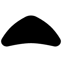 Tailless Triangle Arrow Up 1 Icon from Flex Remix Set