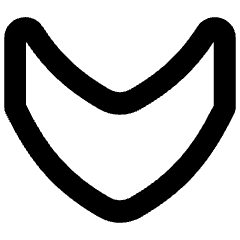 Chevron Arrow Down Icon from Flex Remix Set