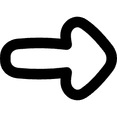 Thick Arrow Right Icon from Flex Remix Set