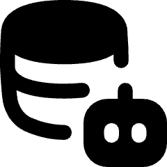 Ai Database Robot Icon from Flex Remix Set