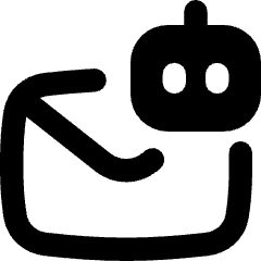 Ai Email Generator Robot Icon from Flex Remix Set