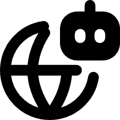 Ai Network Robot Icon from Flex Remix Set