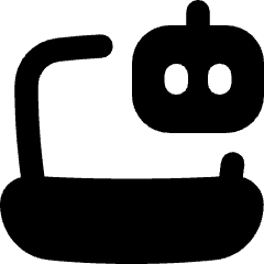 Laptop Ai Robot Icon from Flex Remix Set