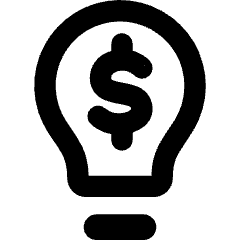 Business Idea Money Icon from Flex Remix Set