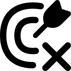 Target Cross Icon from Flex Remix Set