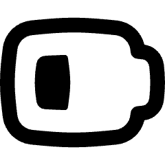 Battery Low 3 Icon from Flex Remix Set