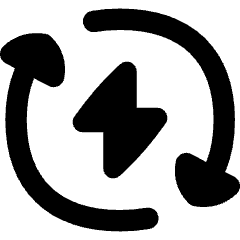 Wireless Fast Charging Icon from Flex Remix Set
