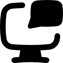 Desktop Chat Icon from Flex Remix Set