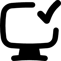 Desktop Check Icon from Flex Remix Set