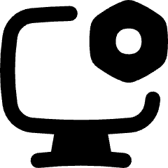 Desktop Setting Bolt Nut Icon from Flex Remix Set