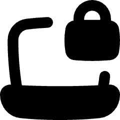 Laptop Lock Icon from Flex Remix Set