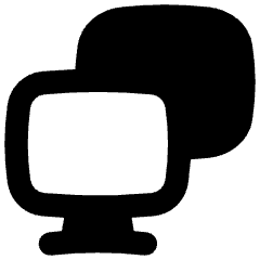 Monitor Project Screen Icon from Flex Remix Set