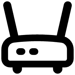 Router Wifi Network Icon from Flex Remix Set