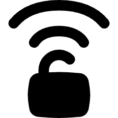 Wifi Not Secure Connection Icon from Flex Remix Set