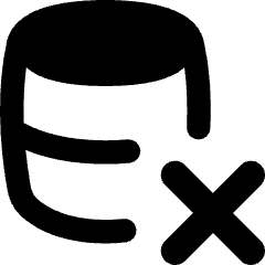 Database Remove Icon from Flex Remix Set