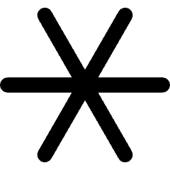 Asterisk 2 Icon from Flex Remix Set