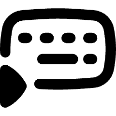 Keyboard One Hand Right Icon from Flex Remix Set