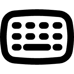 Keyboard Wireless Icon from Flex Remix Set