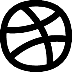 Dribble Logo Icon from Flex Remix Set